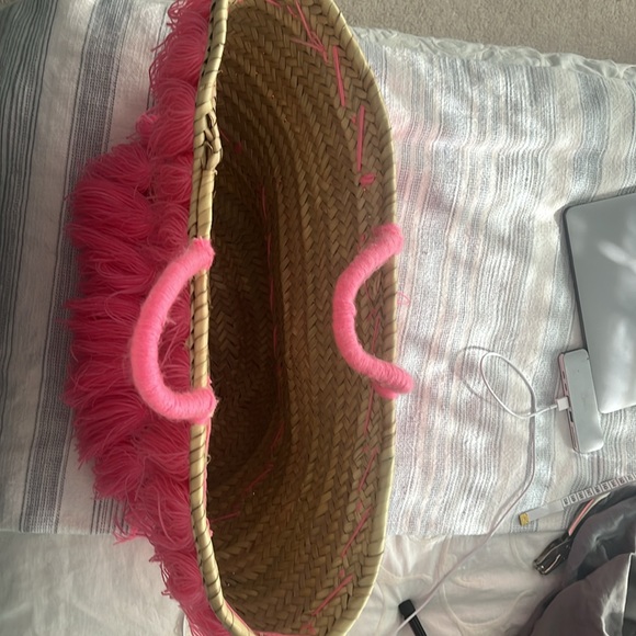 Tassel Straw Beach Bag - Picture 5 of 7